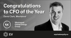 CFO of the Year David Westwood Westwood Energy Group